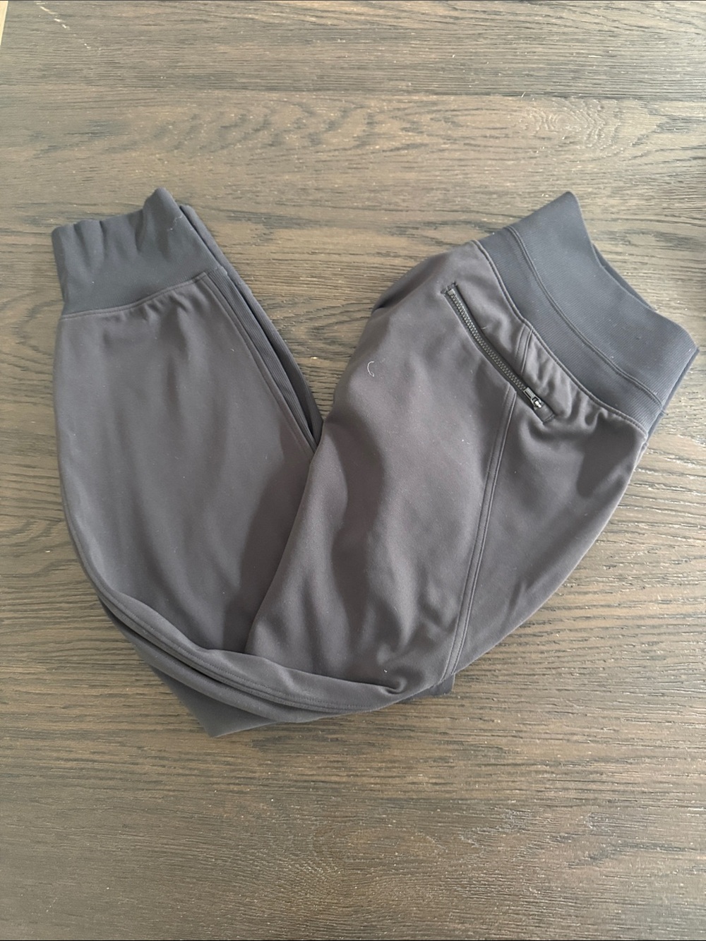 Athleta Women size L Black Stretch Jogger Pants